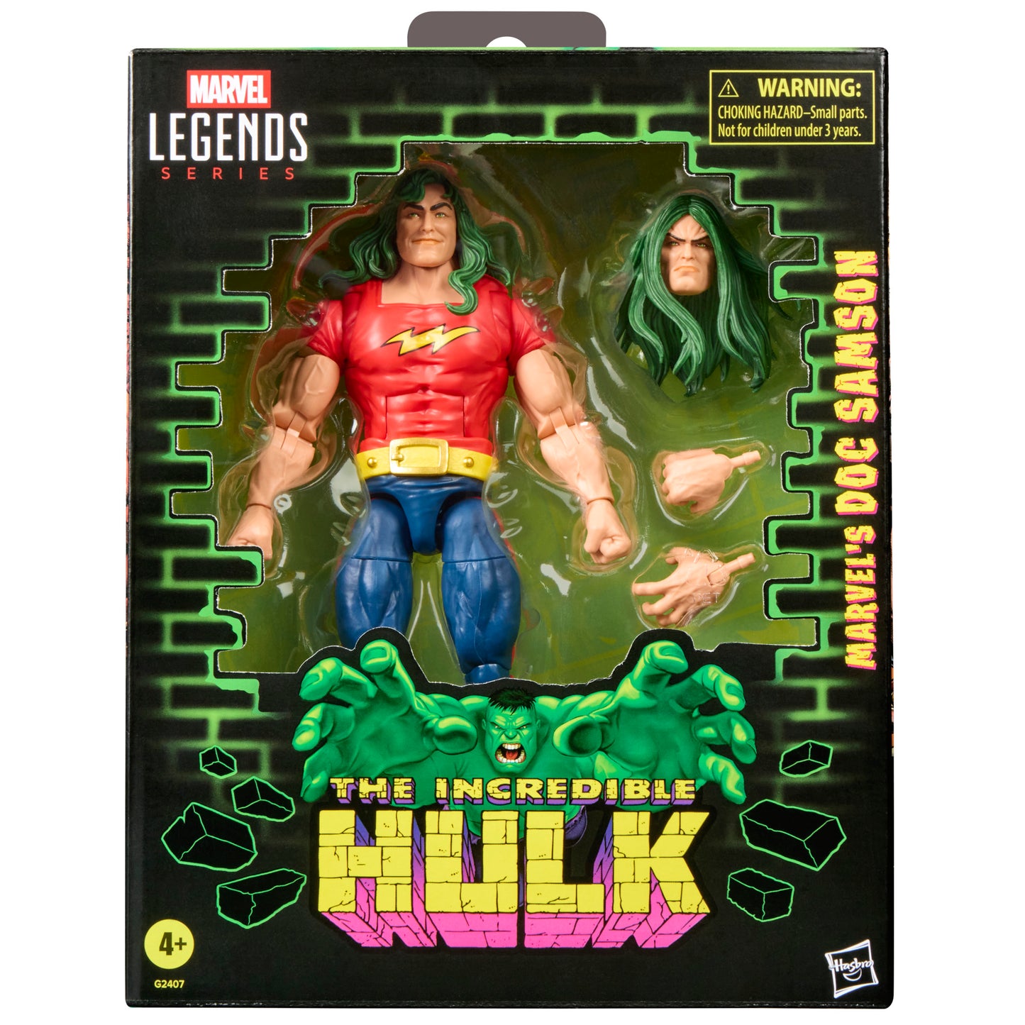 Marvel Legends Series Marvel's Doc Samson, Incredible Hulk Comics Action Figure