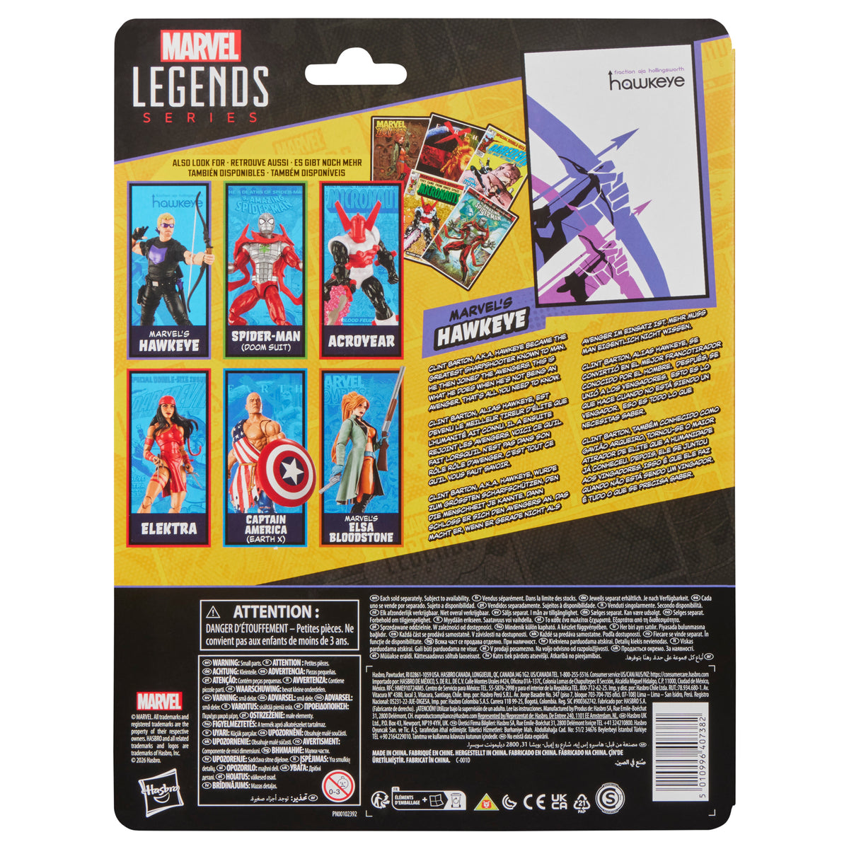 Marvel Legends 6" Figures - Hawkeye #3 (2012 Comics) - Marvel's Hawkeye