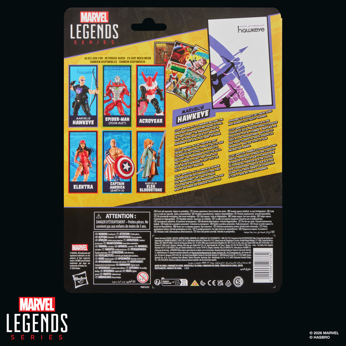 Marvel Legends 6" Figures - Hawkeye #3 (2012 Comics) - Marvel's Hawkeye