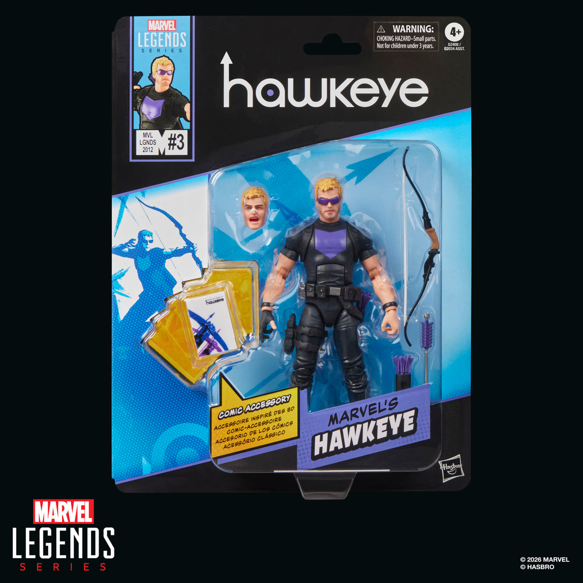 Marvel Legends 6" Figures - Hawkeye #3 (2012 Comics) - Marvel's Hawkeye