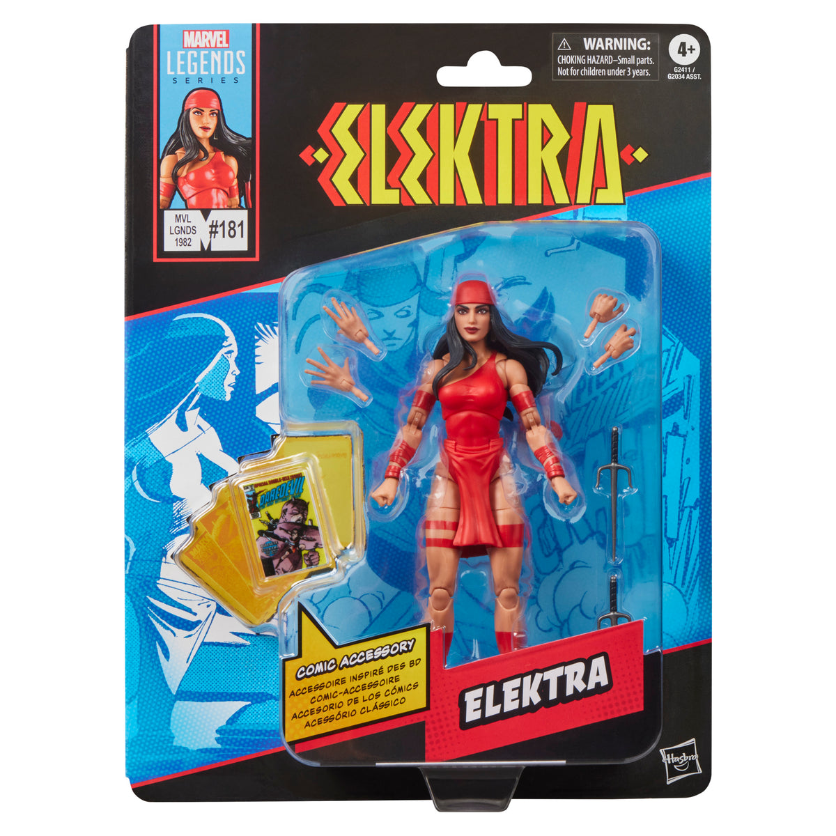 Marvel Legends 6" Figures - Daredevil #181 (1982 Comics) - Elektra