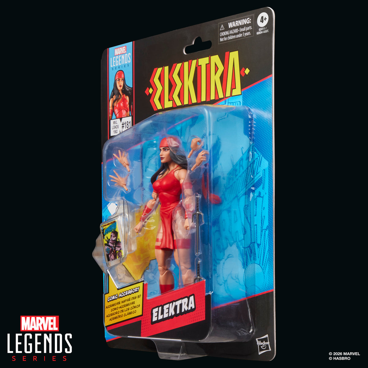 Marvel Legends 6" Figures - Daredevil #181 (1982 Comics) - Elektra