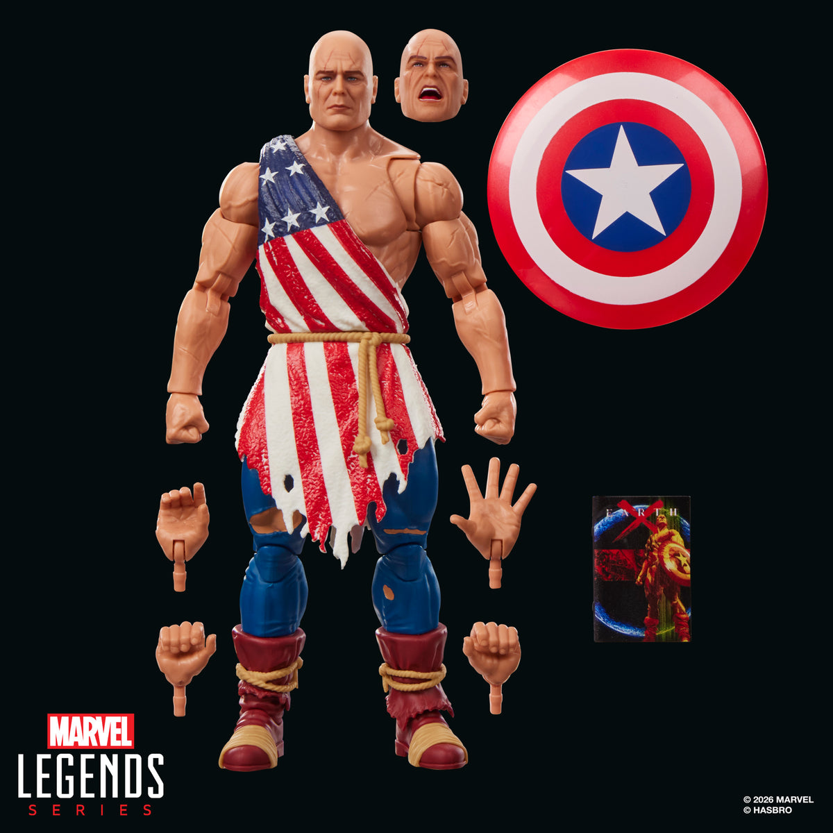 Marvel Legends 6" Figures - Earth X (Comic Miniseries) - Captain America (Earth X)