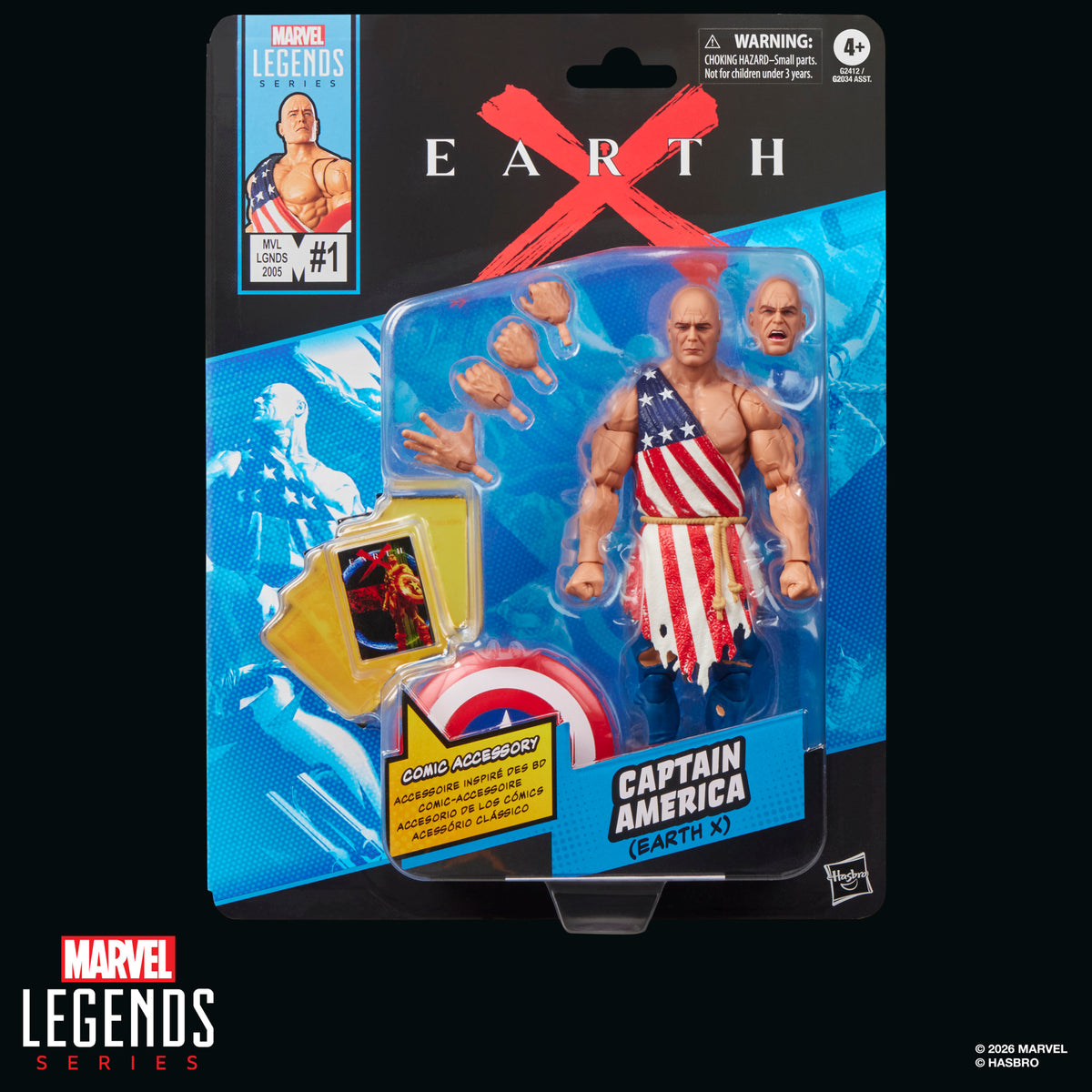 Marvel Legends 6" Figures - Earth X (Comic Miniseries) - Captain America (Earth X)