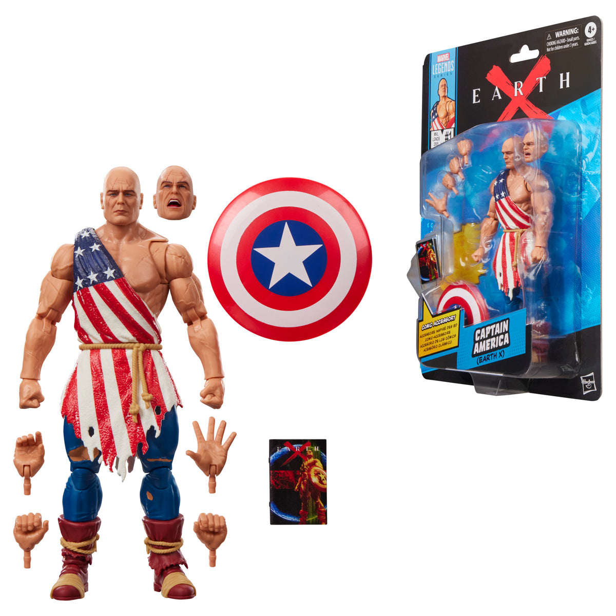 Marvel Legends 6" Figures - Earth X (Comic Miniseries) - Captain America (Earth X)