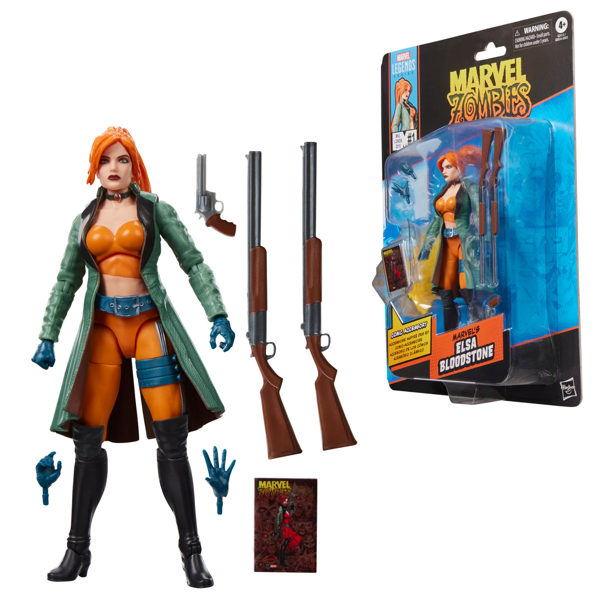 Marvel Legends 6" Figures - Marvel Zombies #1 (2015 Comics) - Marvel's Elsa Bloodstone