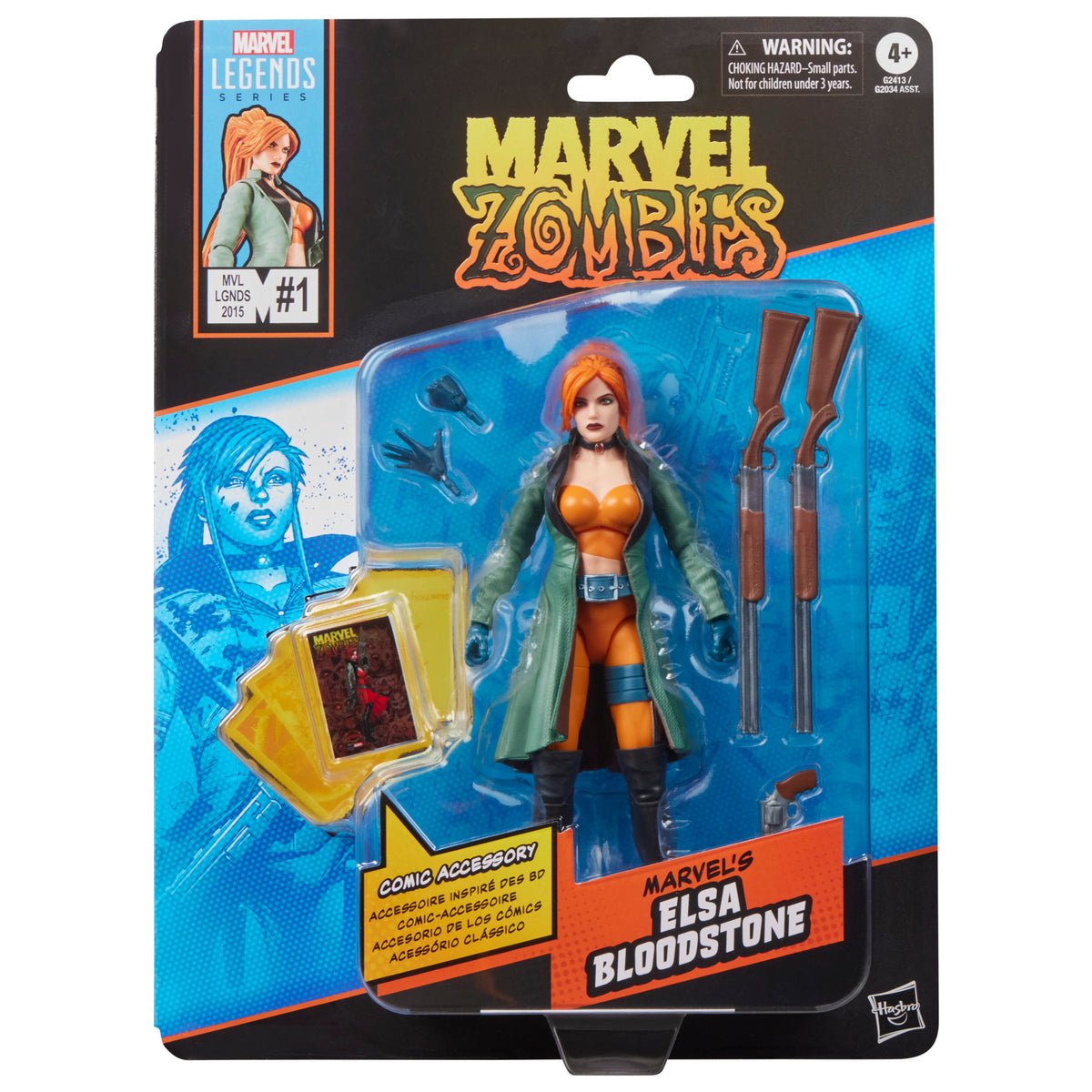 Marvel Legends 6" Figures - Marvel Zombies #1 (2015 Comics) - Marvel's Elsa Bloodstone