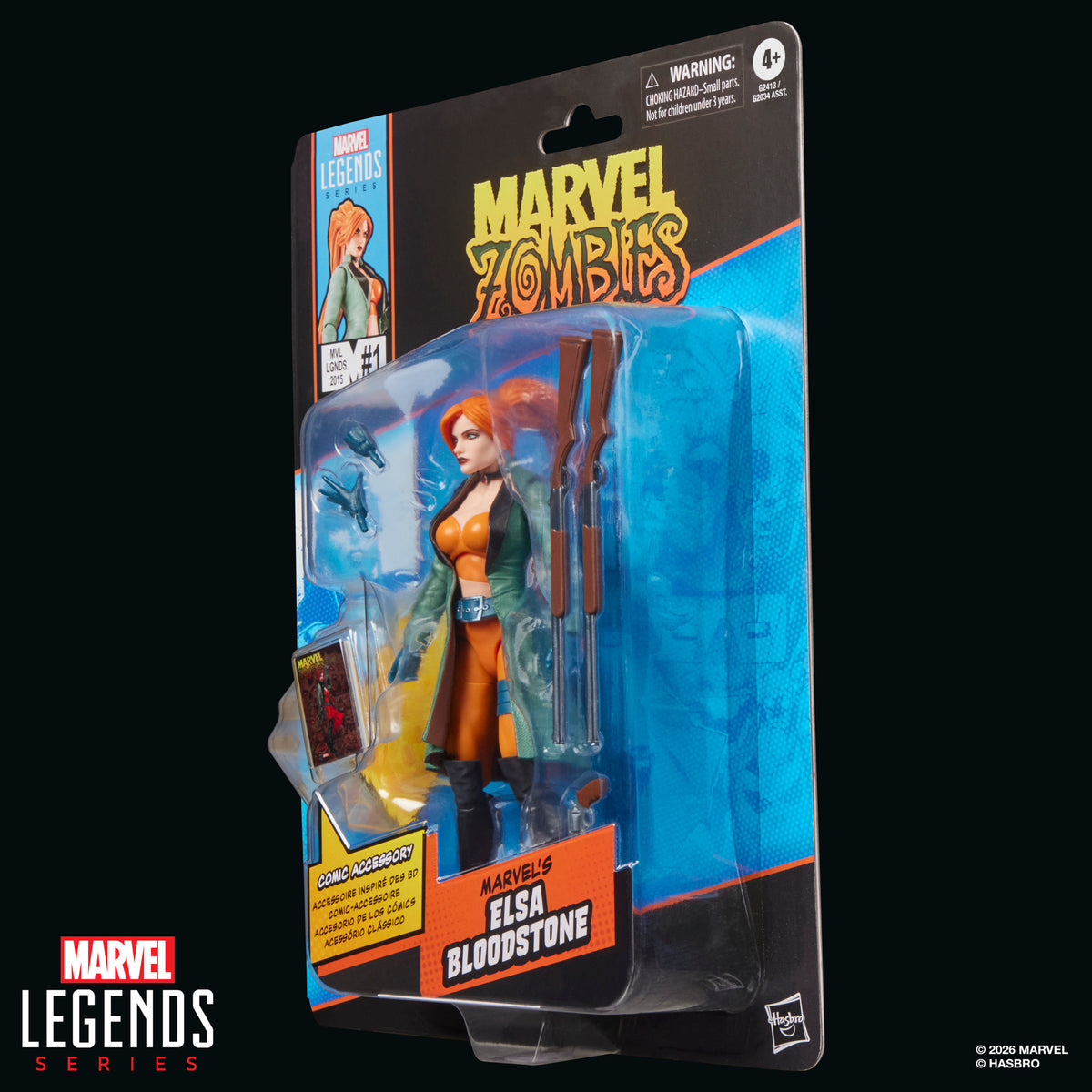 Marvel Legends 6" Figures - Marvel Zombies #1 (2015 Comics) - Marvel's Elsa Bloodstone