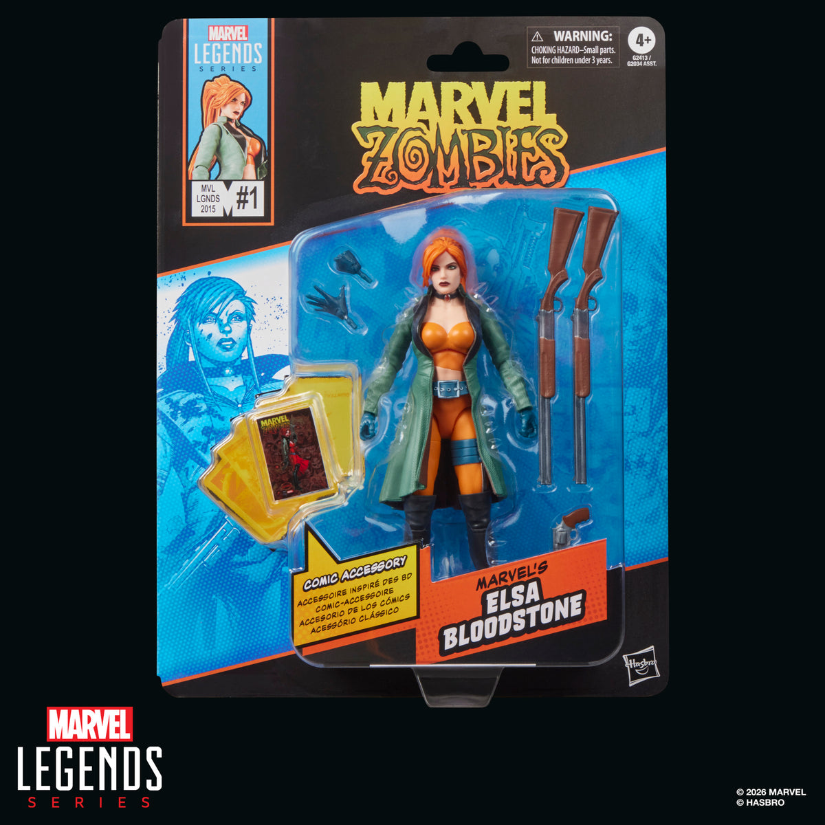 Marvel Legends 6" Figures - Marvel Zombies #1 (2015 Comics) - Marvel's Elsa Bloodstone