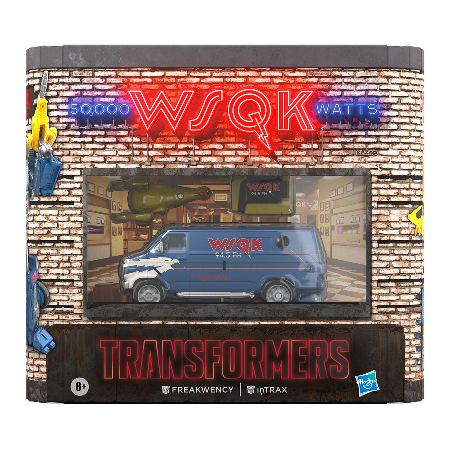 Stranger Things x Transformers Freakwency and 8-Trax **Target Exclusive**