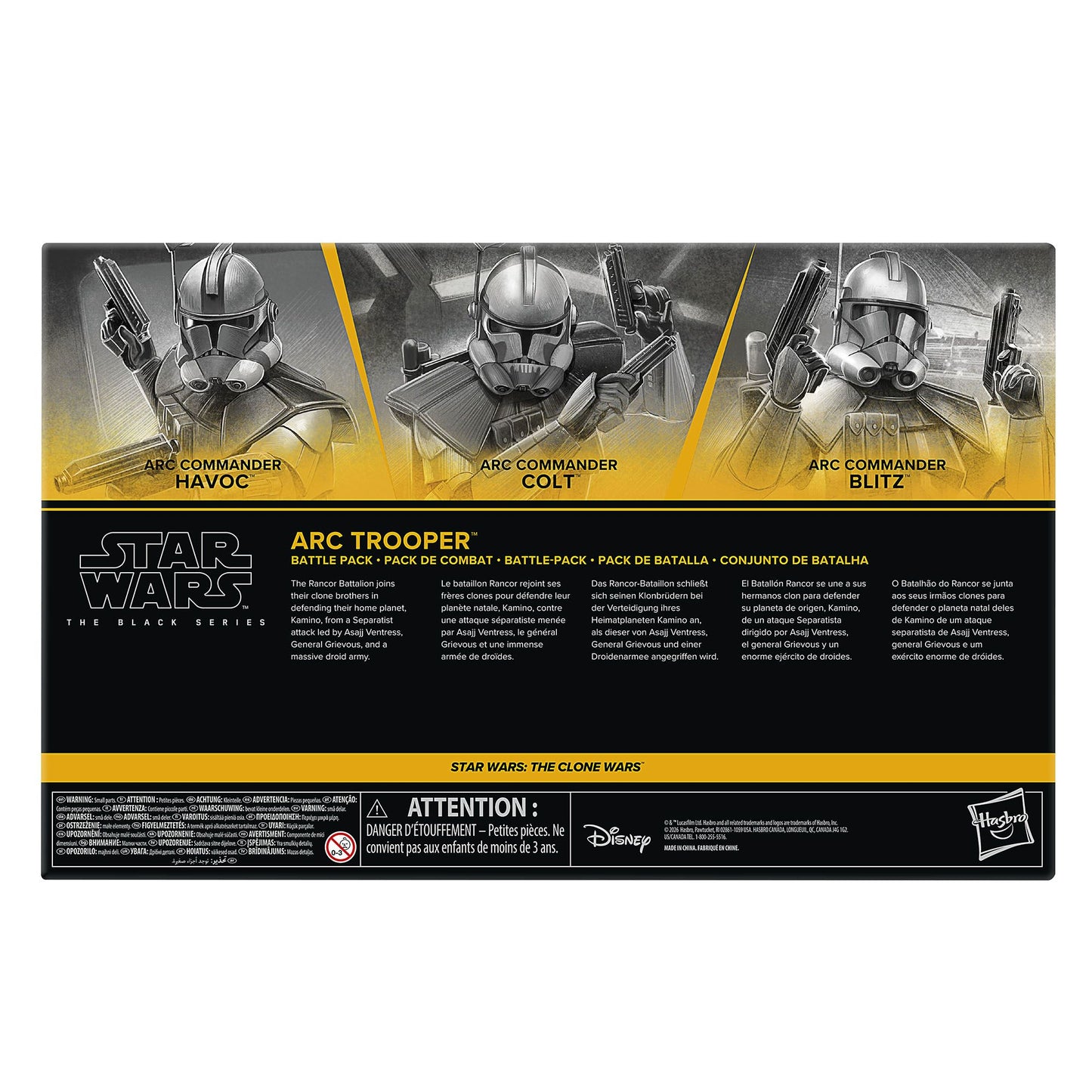 STAR WARS The Black Series ARC Trooper Battle Pack