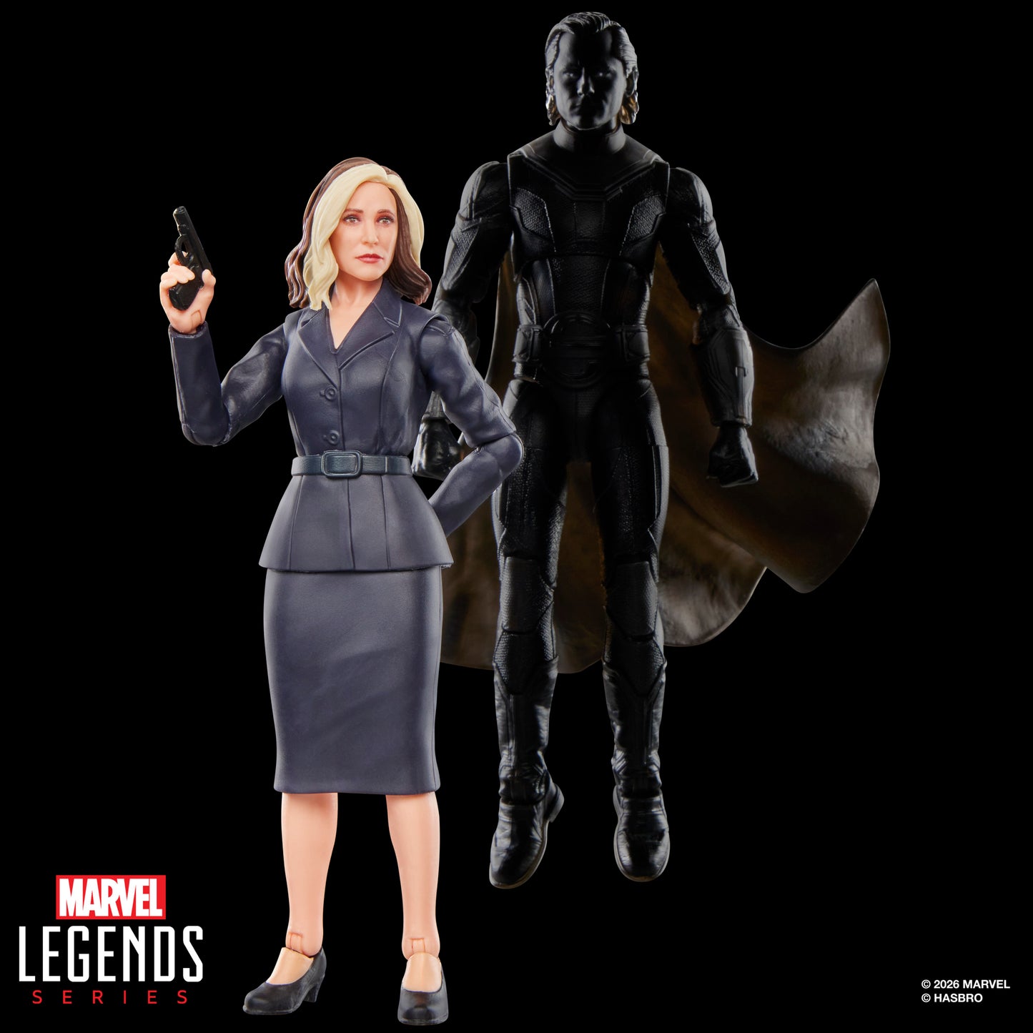 Marvel Legends Series Valentina Allegra de Fontaine and Marvel's The Void Action Figures