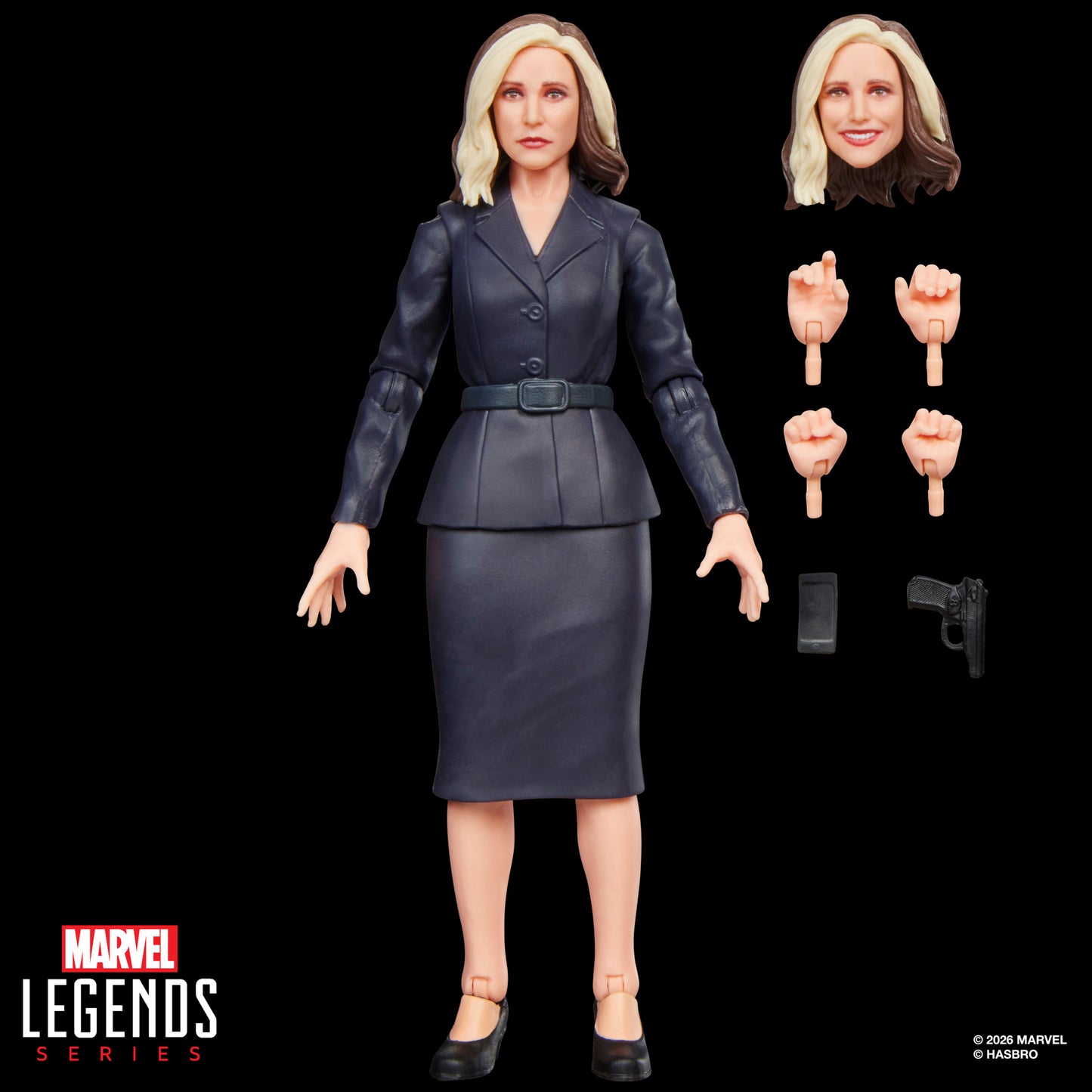 Marvel Legends Series Valentina Allegra de Fontaine and Marvel's The Void Action Figures