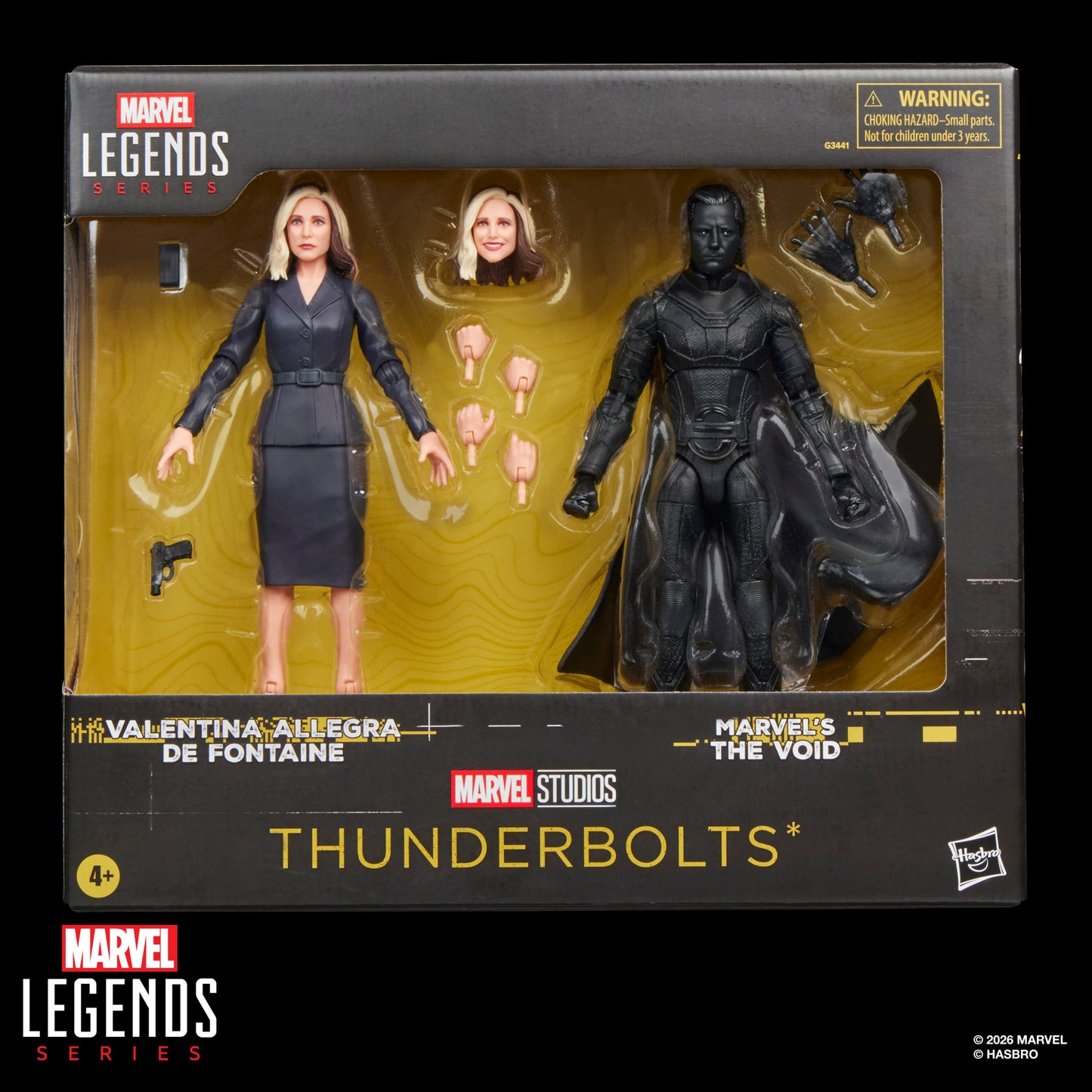 Marvel Legends Series Valentina Allegra de Fontaine and Marvel's The Void Action Figures