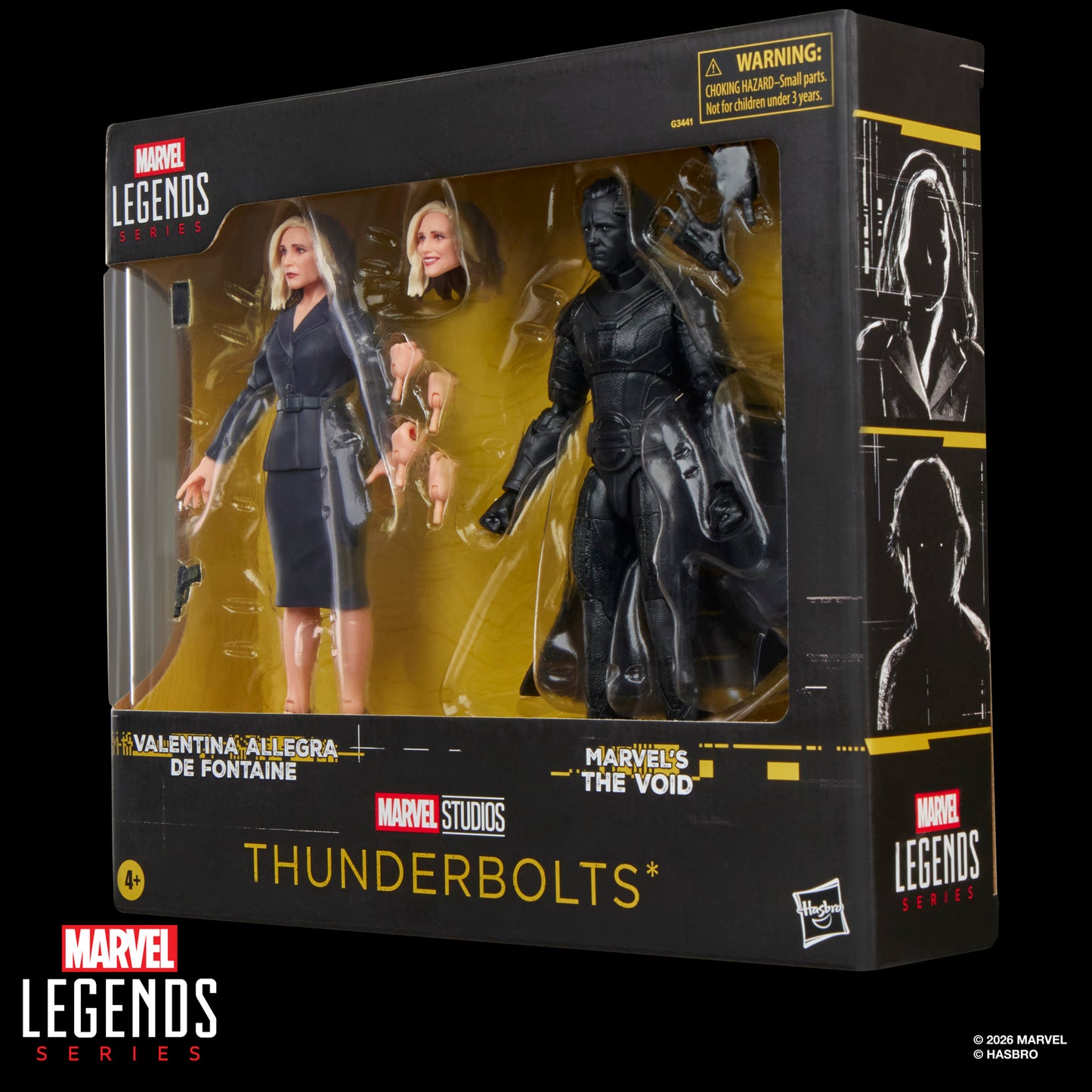 Marvel Legends Series Valentina Allegra de Fontaine and Marvel's The Void Action Figures