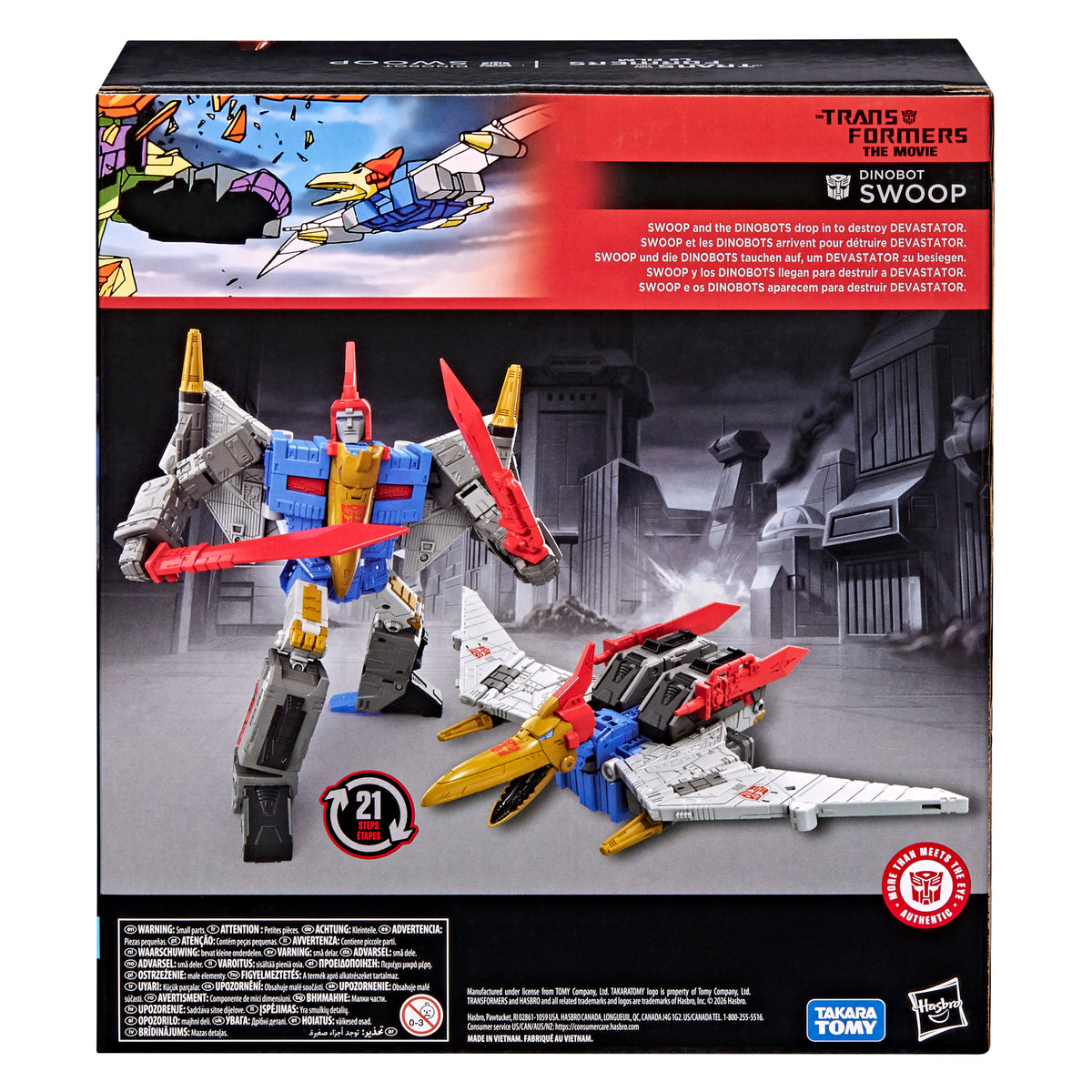 Transformers Studio Series Leader Class The Transformers: The Movie Dinobot Swoop **Reissue**
