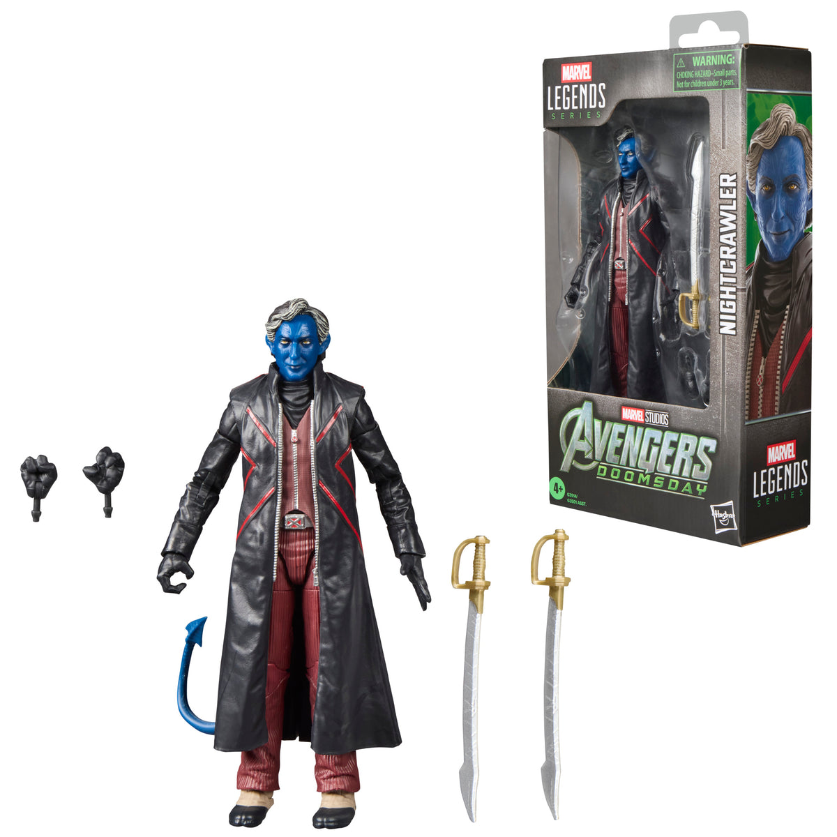 Avengers: Doomsday Marvel Legends Nightcrawler 6-Inch Action Figure