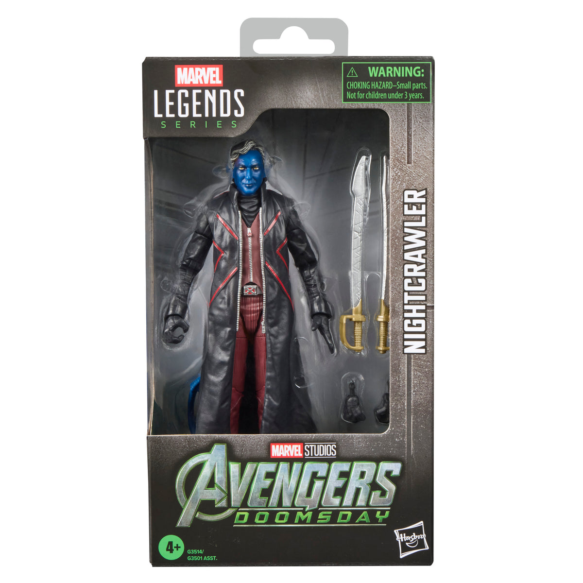 Avengers: Doomsday Marvel Legends Nightcrawler 6-Inch Action Figure
