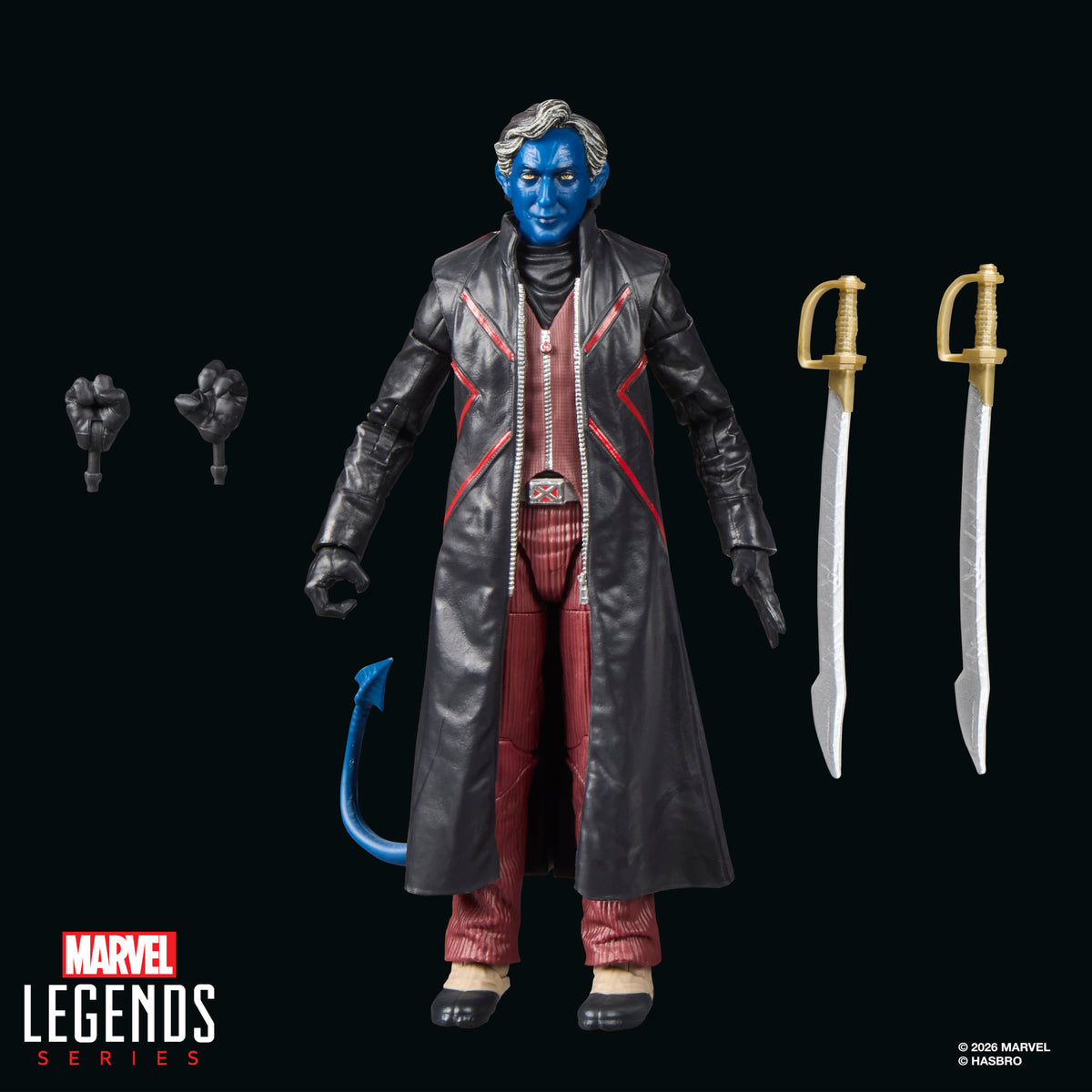 Avengers: Doomsday Marvel Legends Nightcrawler 6-Inch Action Figure