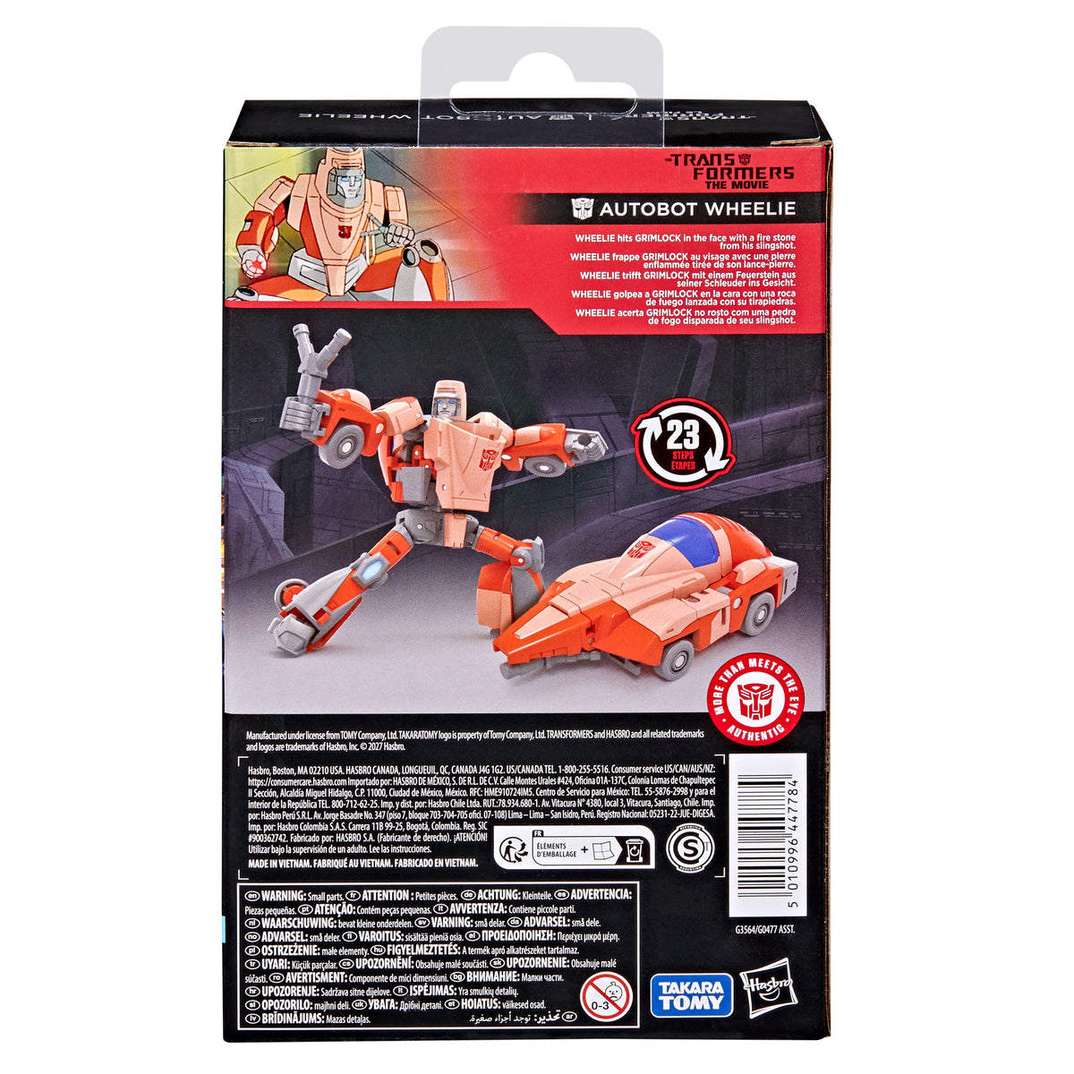 Transformers Studio Series The Transformers: The Movie Deluxe Class Autobot Wheelie