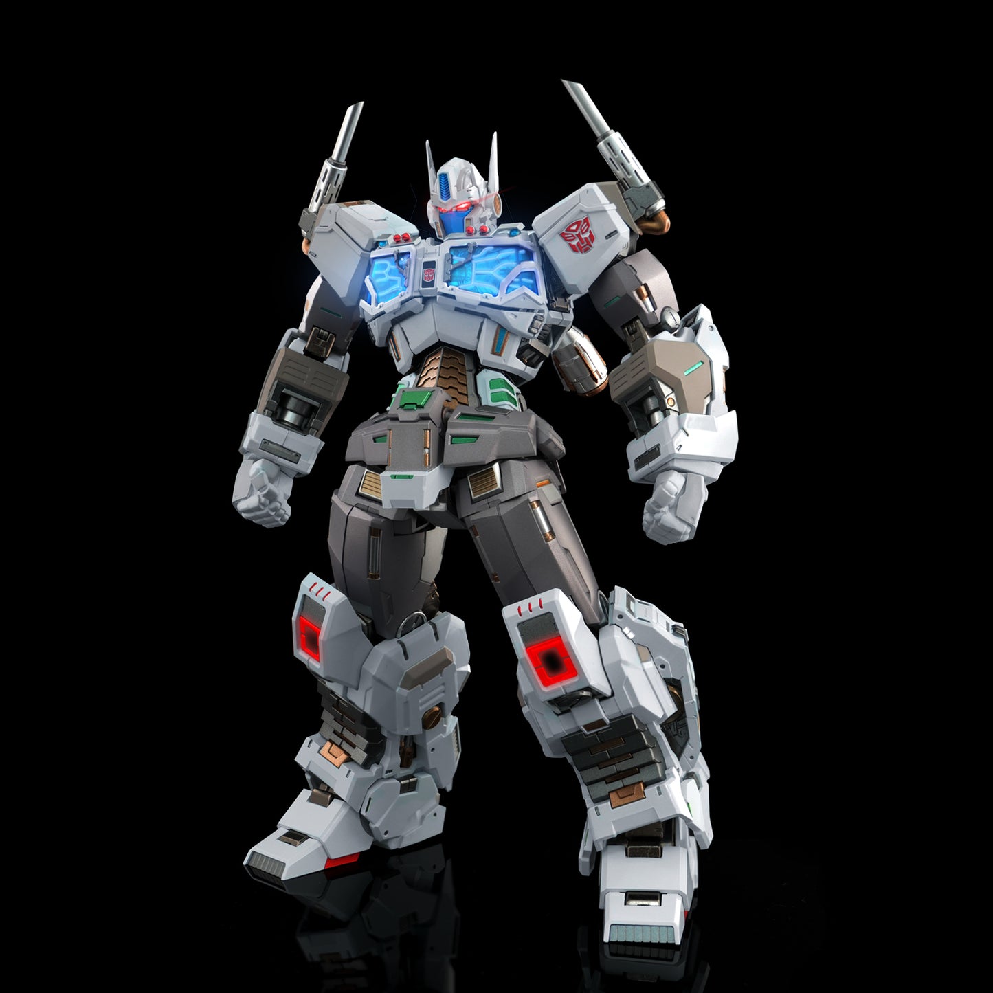 Transformers Flame Toys Kuro Kara Kuri White Ultra Magnus Collectible Action Figure
