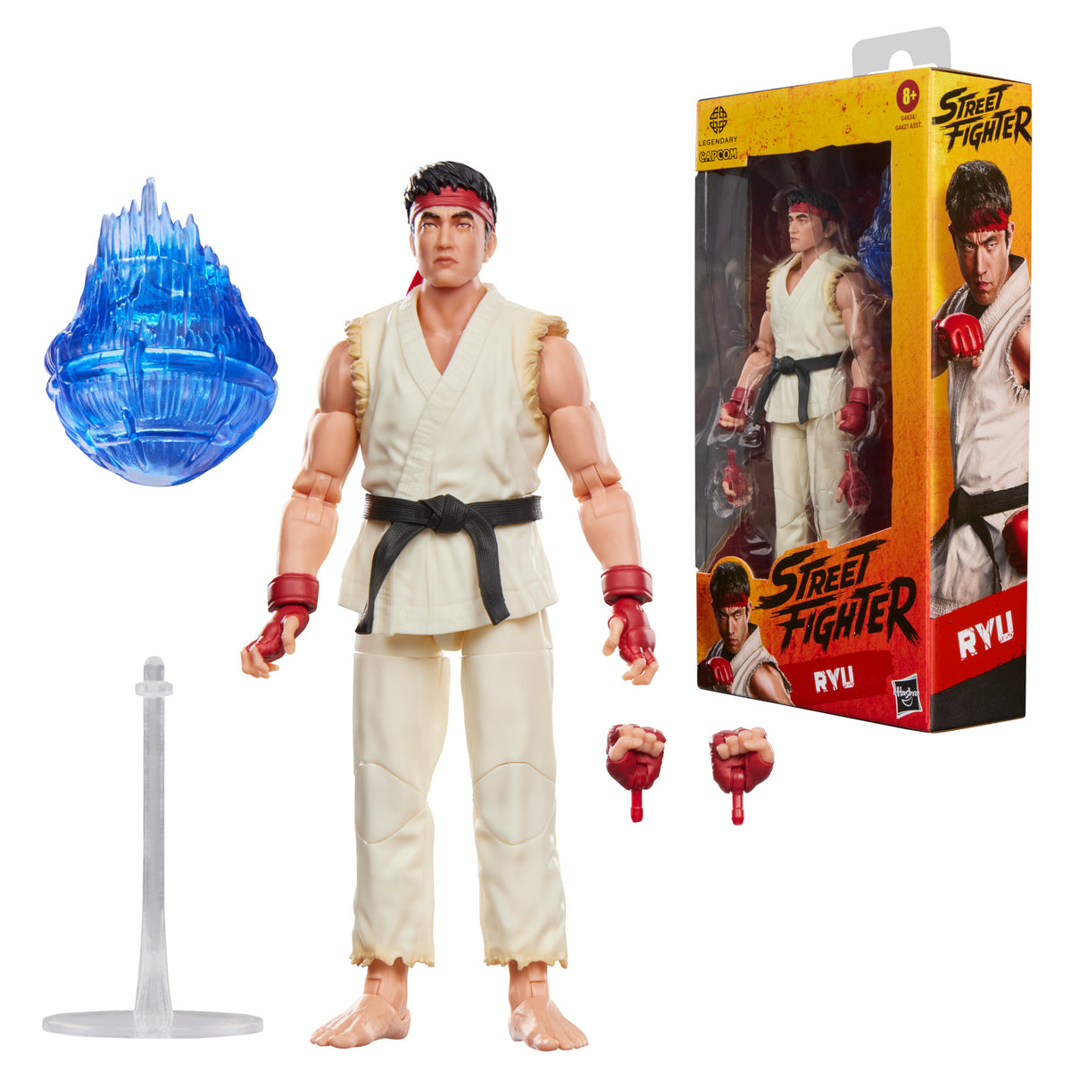 Street Fighter Ryu Action Figure, 6-Inch Scale