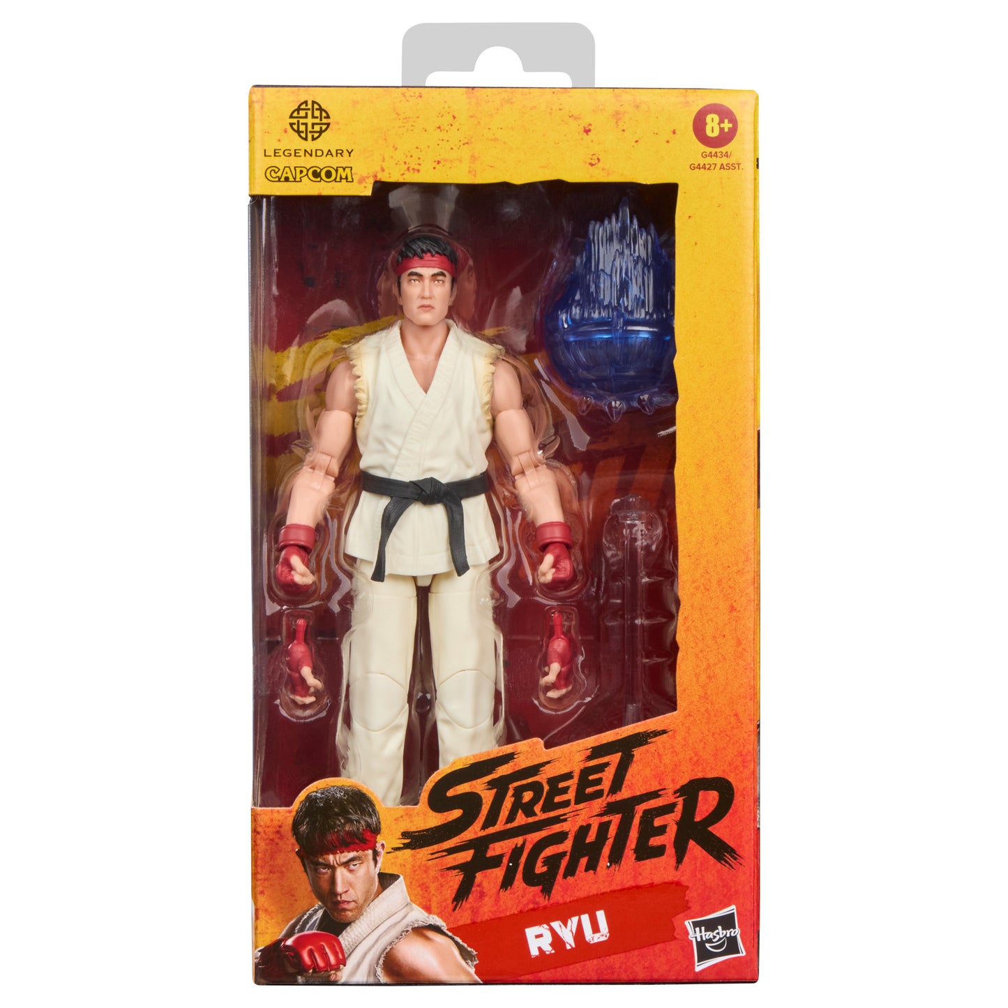 Street Fighter Ryu Action Figure, 6-Inch Scale