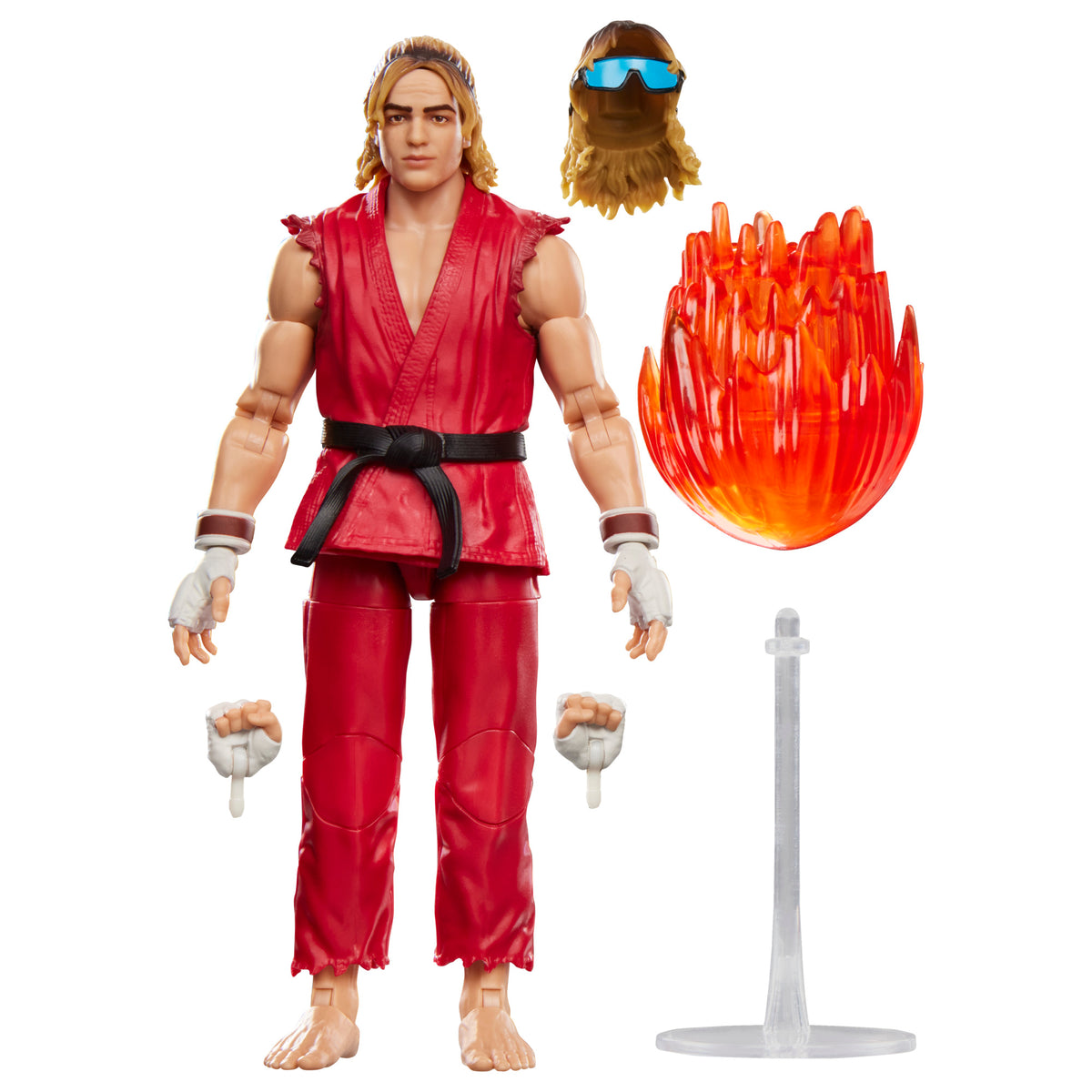 Street Fighter Ken Action Figure, 6-Inch Scale