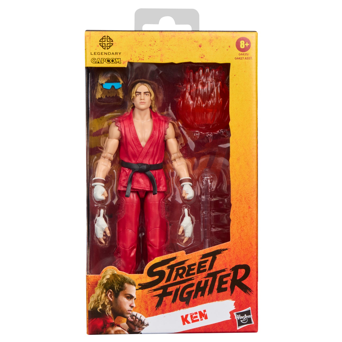 Street Fighter Ken Action Figure, 6-Inch Scale