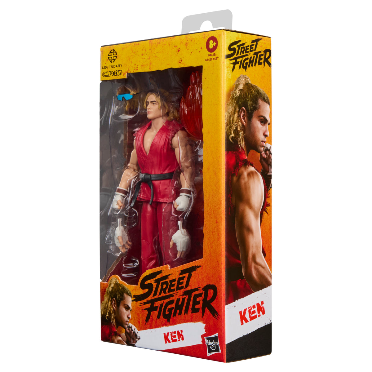 Street Fighter Ken Action Figure, 6-Inch Scale