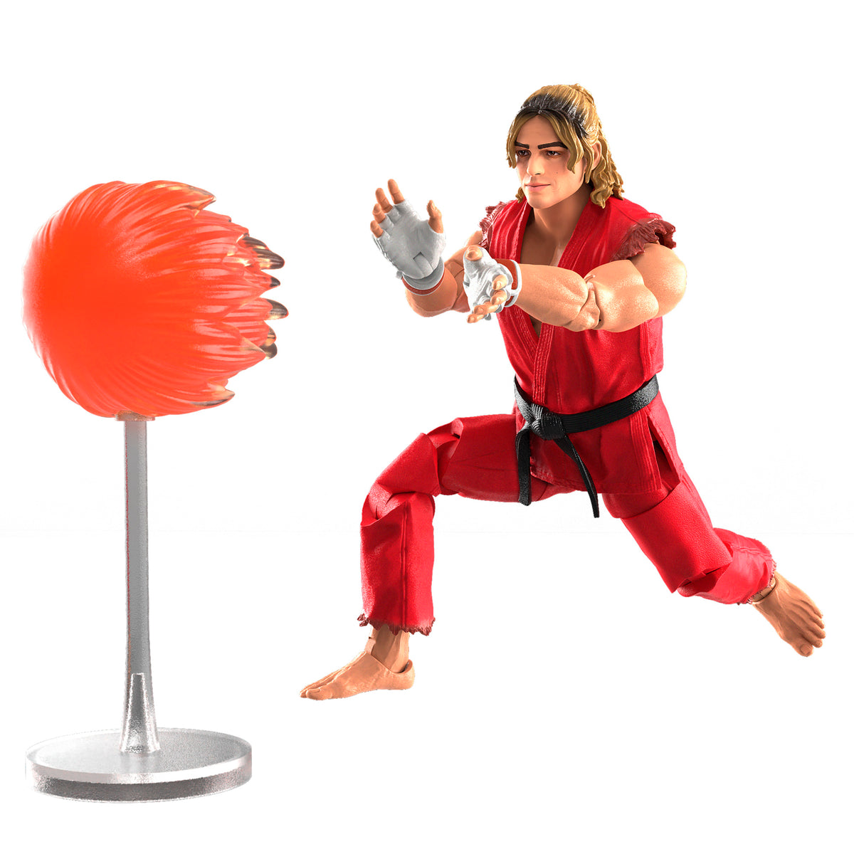 Street Fighter Ken Action Figure, 6-Inch Scale
