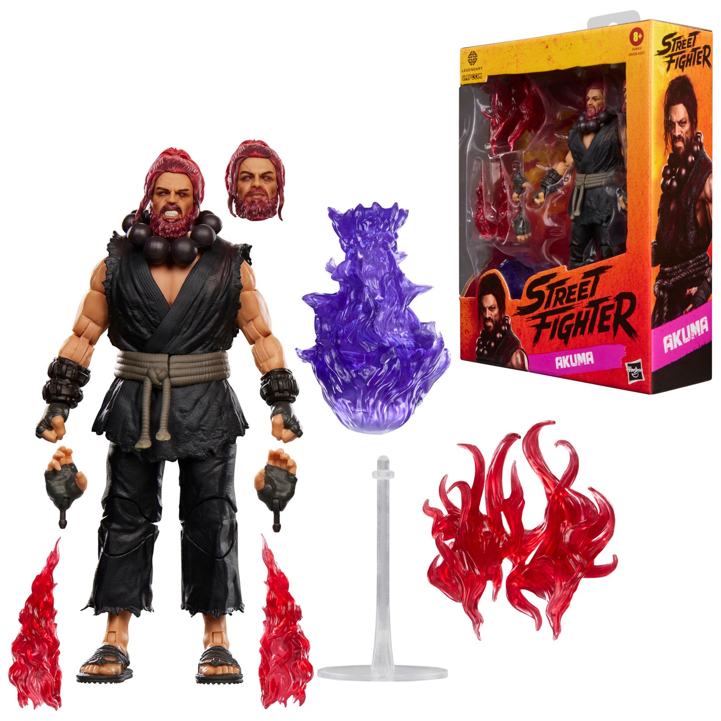 Street Fighter Akuma Action Figure, Deluxe 6-Inch Scale