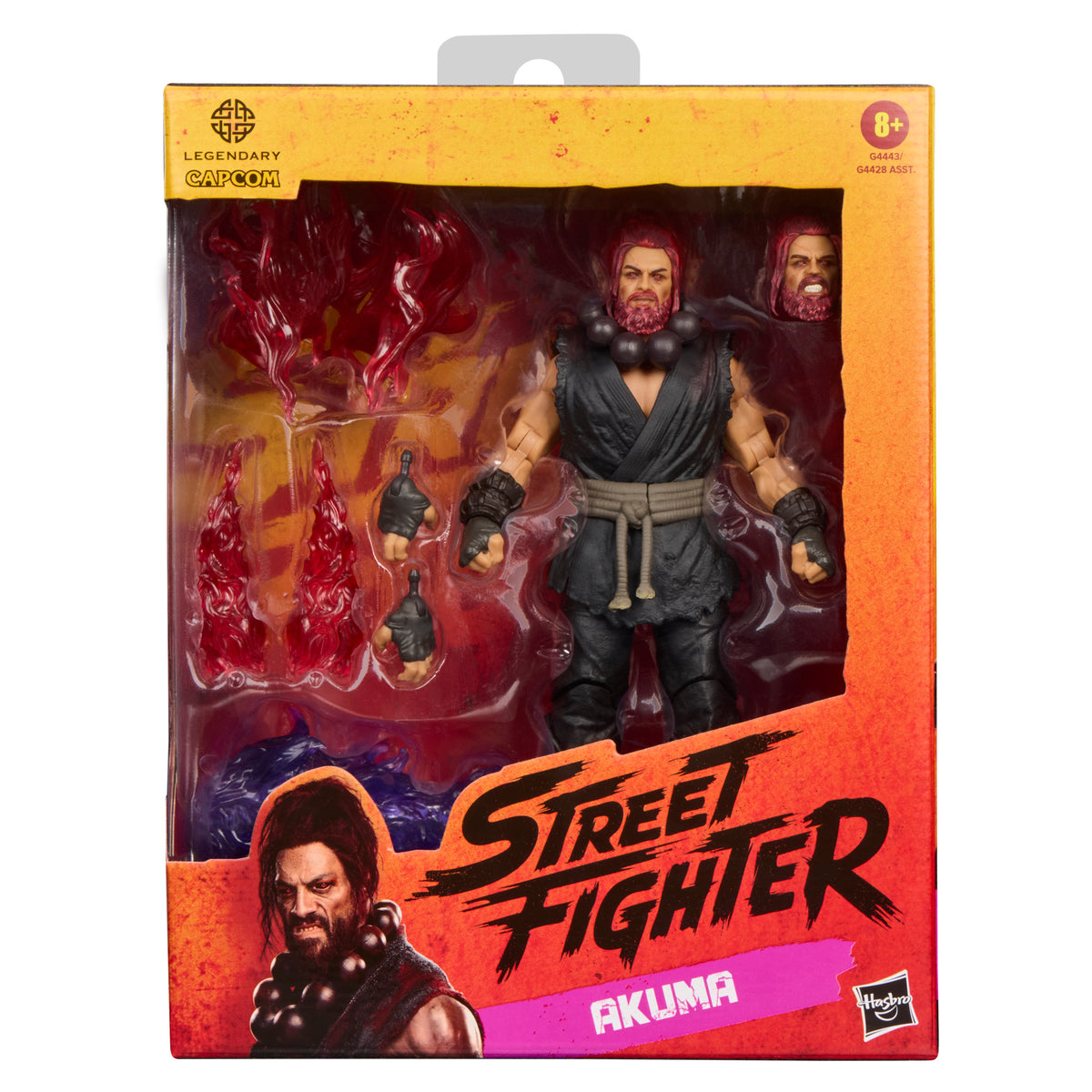 Street Fighter Akuma Action Figure, Deluxe 6-Inch Scale