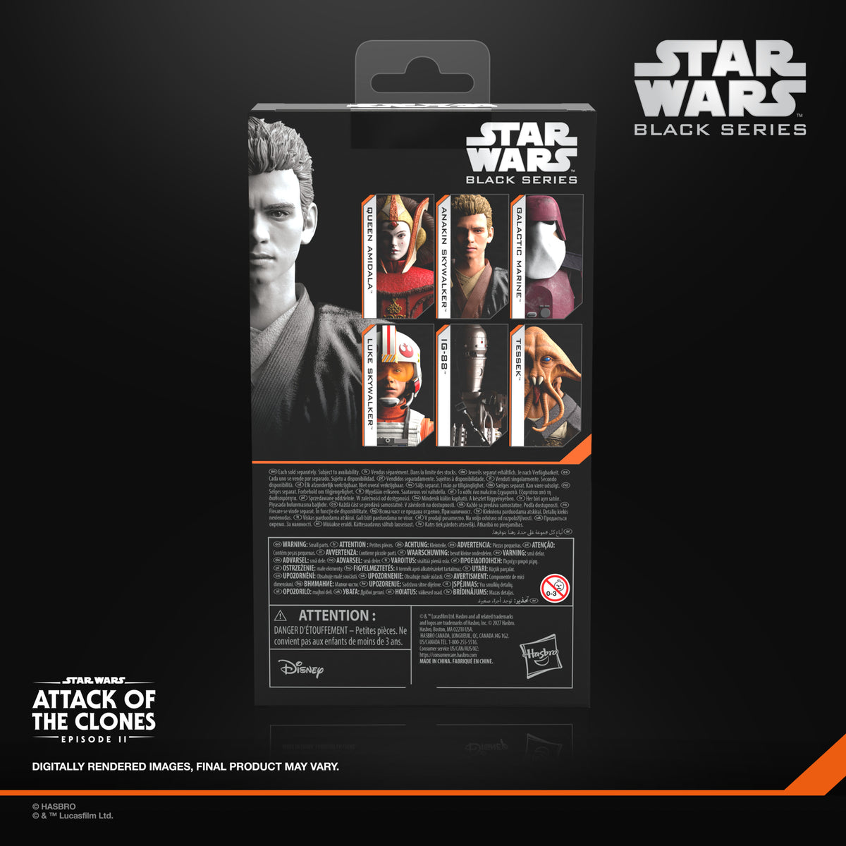 STAR WARS Black Series Anakin Skywalker (Padawan), Star Wars: Attack of the Clones