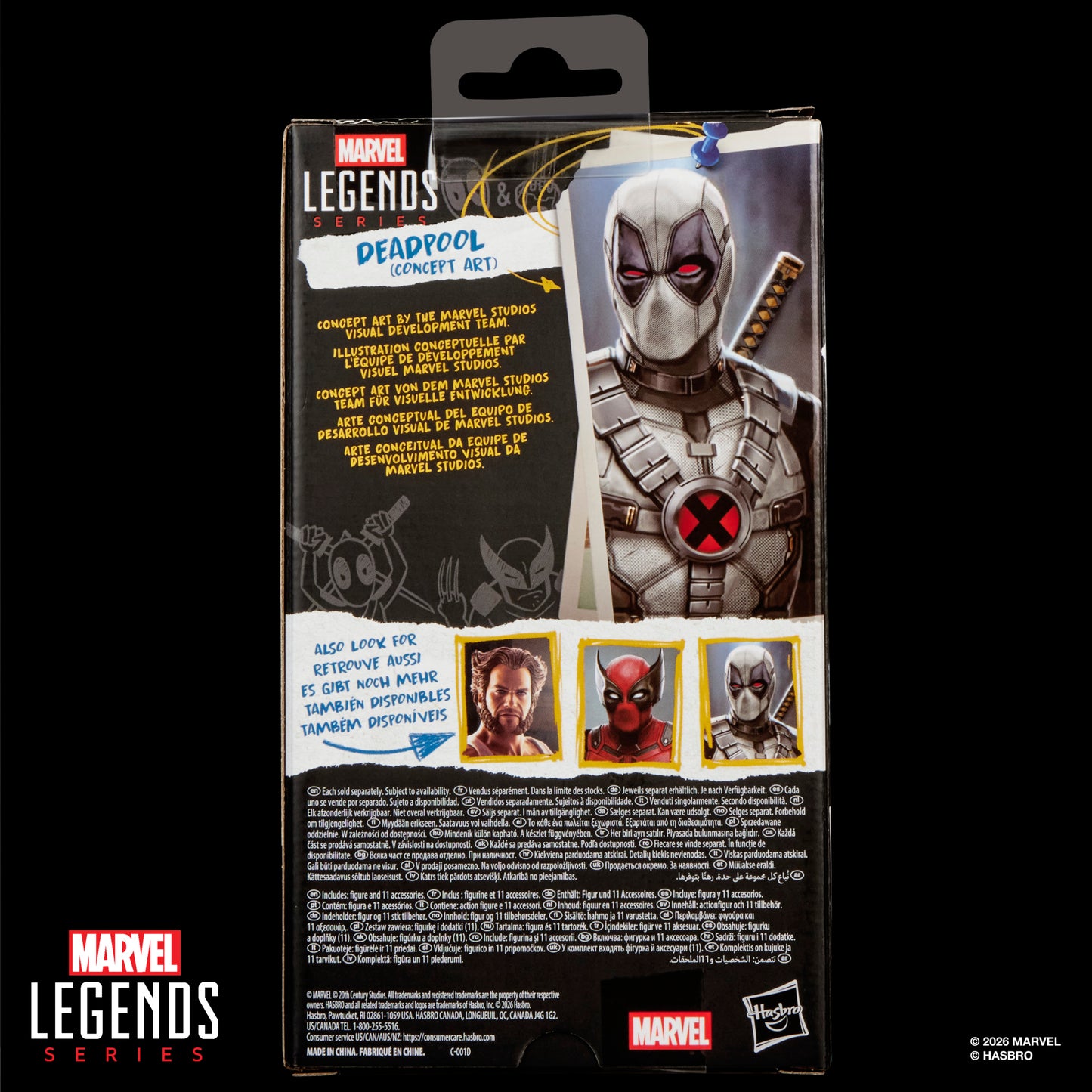 Marvel Legends Series Deadpool (Concept Art), Marvel Studios’ Deadpool & Wolverine