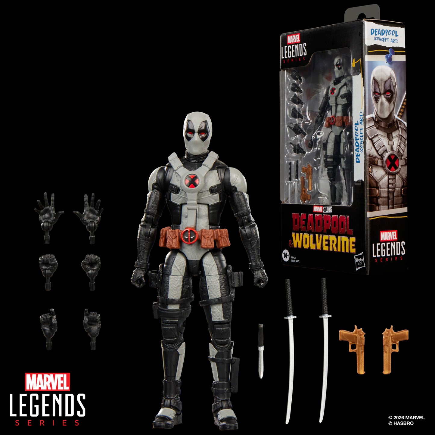Marvel Legends Series Deadpool (Concept Art), Marvel Studios’ Deadpool & Wolverine