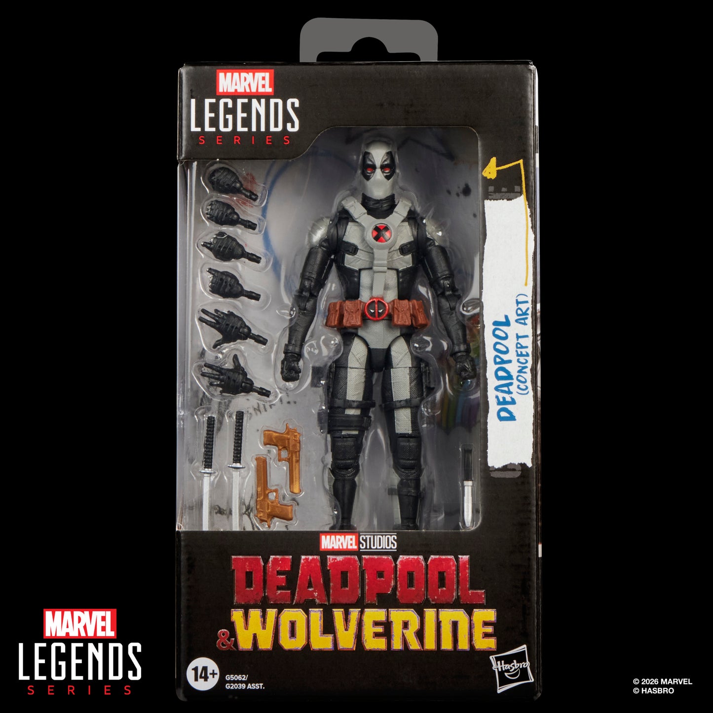 Marvel Legends Series Deadpool (Concept Art), Marvel Studios’ Deadpool & Wolverine