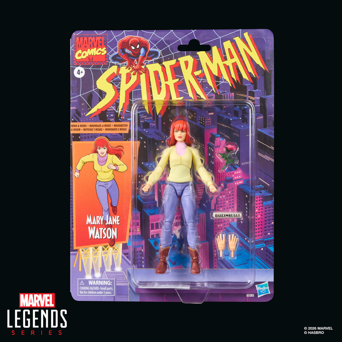 Marvel Legends Mary Jane Watson, Spider-Man Action Figure