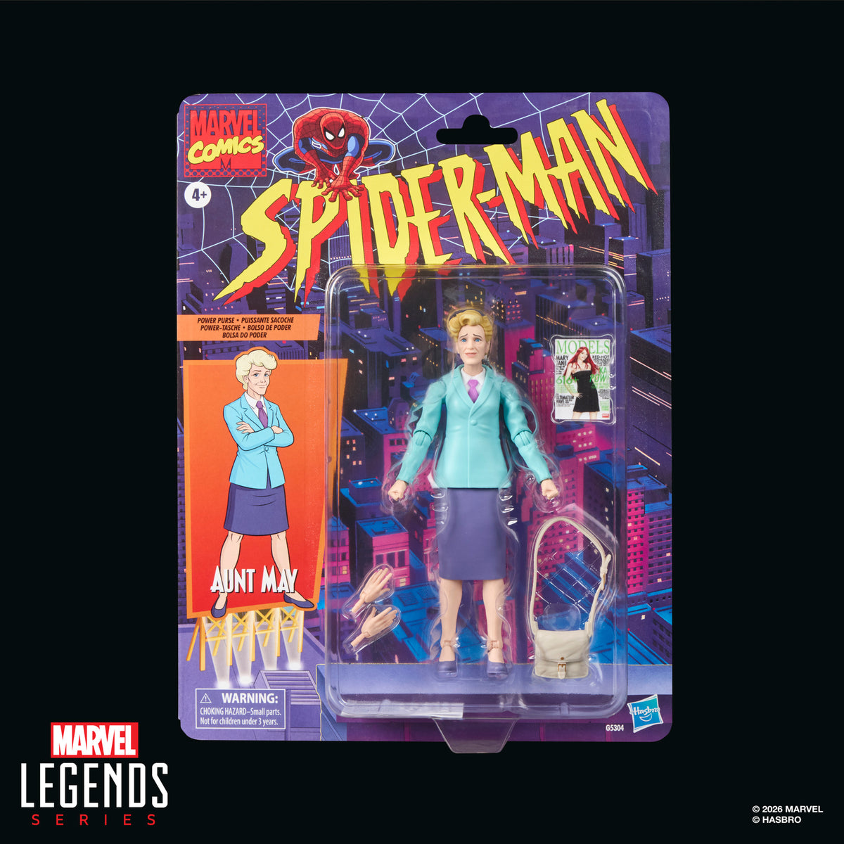 Marvel Legends Aunt May, Spider-Man Action Figure