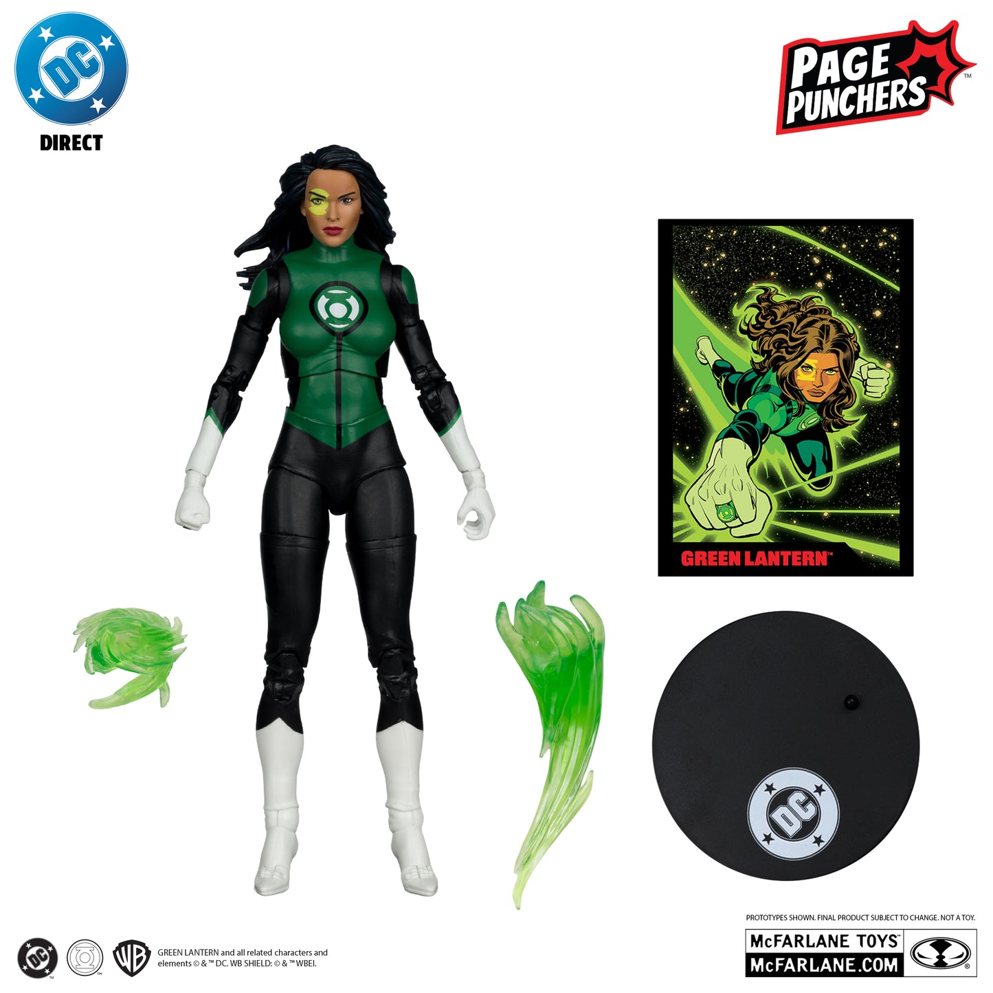 DC DIRECT 7IN FIGURE WITH COMIC WV11 - WV11 GREEN LANTERNS 48 - JESSICA CRUZ