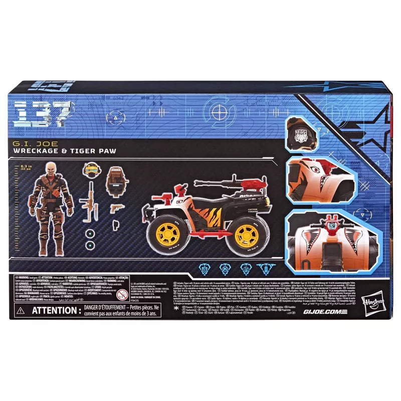 G.I. Joe Classified Series Tiger Force Wreckage Action Figure and Tiger Paw ATV (Target Exclusive)