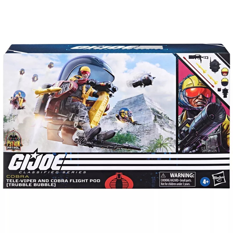 G.I. Joe Classified Python Patrol Tele-Viper Action Figure & Cobra Flight Pod #98 (Target Exclusive)