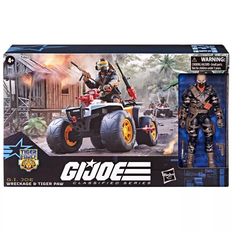 G.I. Joe Classified Series Tiger Force Wreckage Action Figure and Tiger Paw ATV (Target Exclusive)