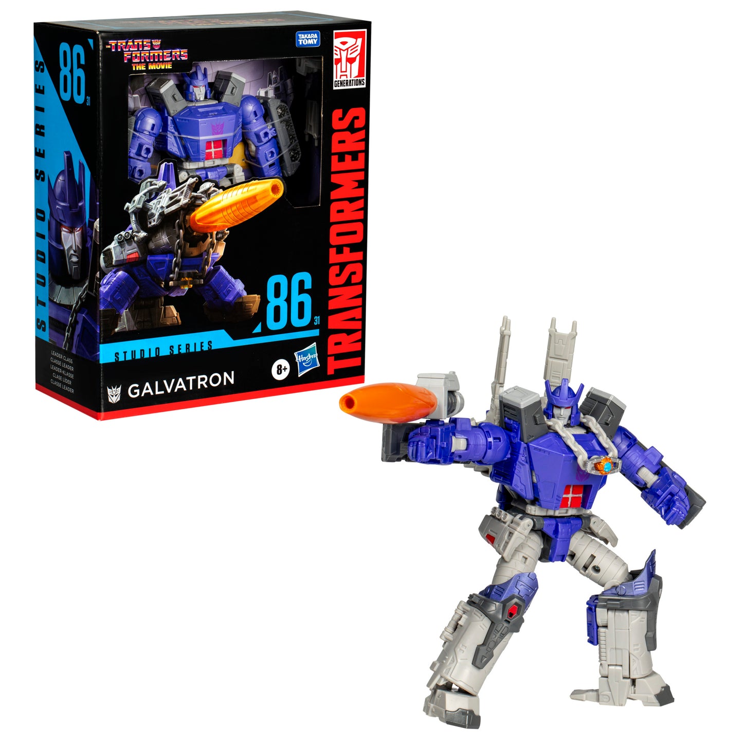 Transformers Toys Studio Series Leader Class The Transformers: The Movie 86-31 Galvatron, 8.5-inch Converting Action Figure