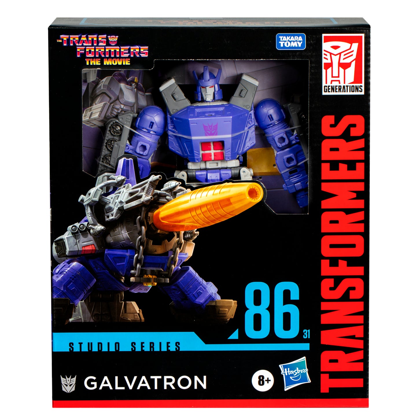 Transformers Toys Studio Series Leader Class The Transformers: The Movie 86-31 Galvatron, 8.5-inch Converting Action Figure