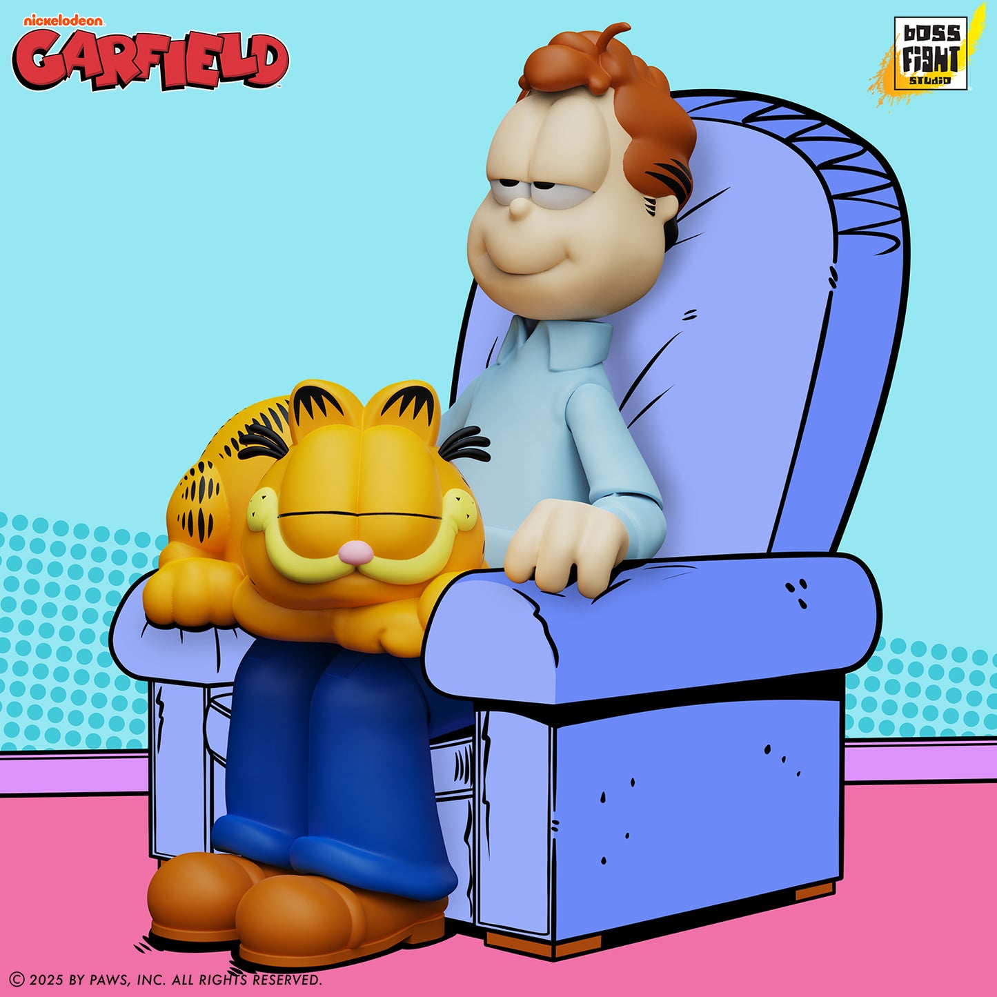 GARFIELD ARLENE / GARFIELD / JON X3 Action Figure SET