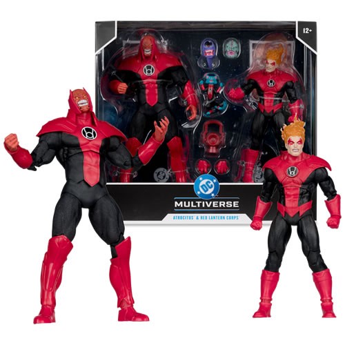 DC Multiverse Figures - Green Lantern - 7" Scale Atrocitus And Red Lantern Corps 2-Pack
