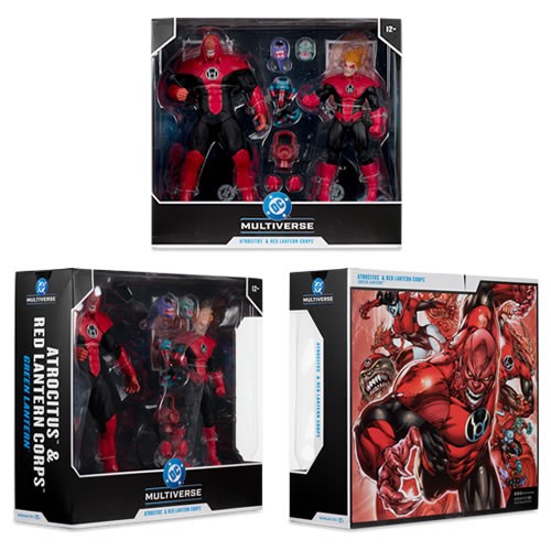 DC Multiverse Figures - Green Lantern - 7" Scale Atrocitus And Red Lantern Corps 2-Pack