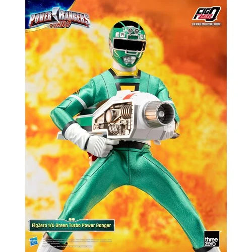 Power Rangers Turbo Green Turbo Power Ranger FigZero 1:6 Scale Action Figure