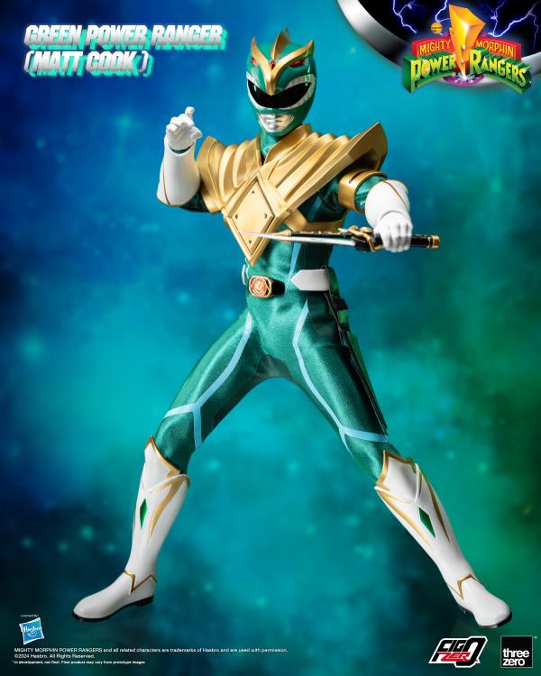 Mighty Morphin Power Rangers FigZero Green Ranger (Matt Cook Ver.) 1/6 Scale PX Previews Limited Edition to **1000 pieces**